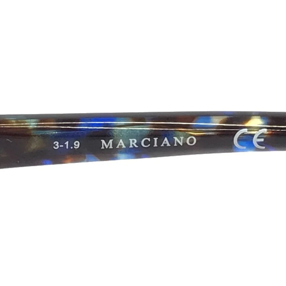 Marciano Eyeglasses Frames GM0286 092 Blue Tortoise Square Full Rim 52-18-135